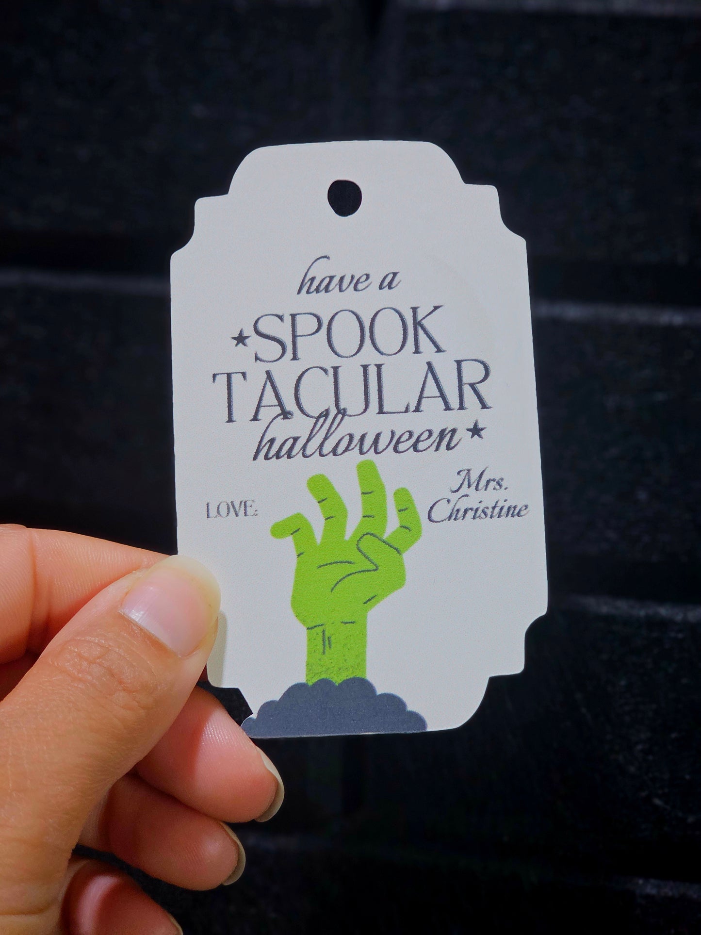 Spook- Tacular Halloween Gift Tags