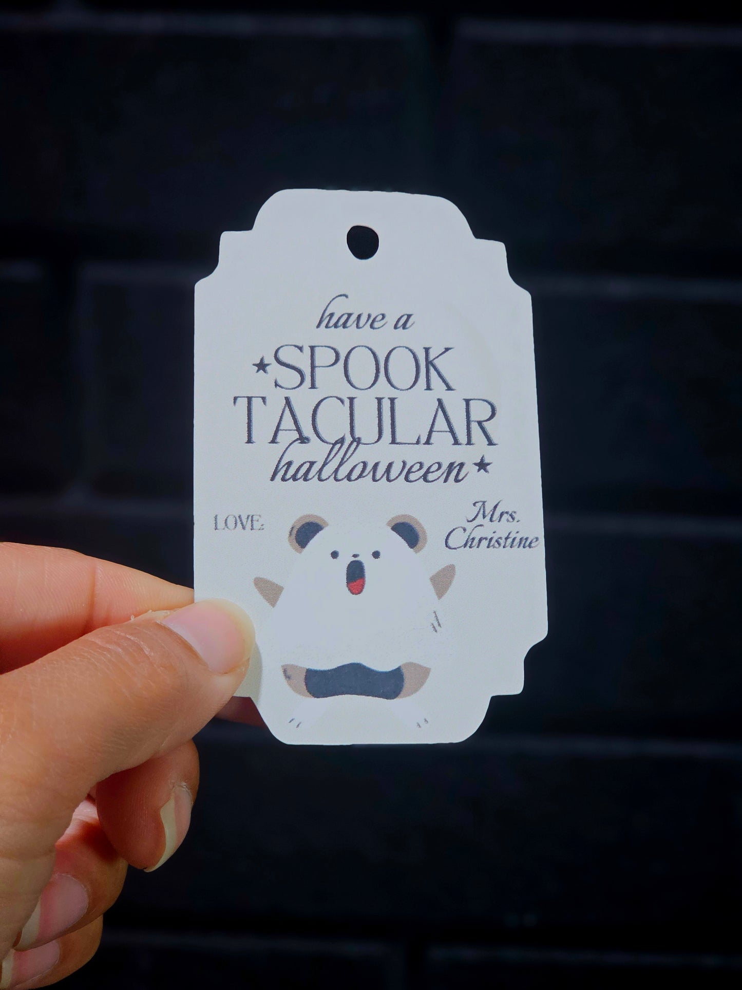 Spook- Tacular Halloween Gift Tags