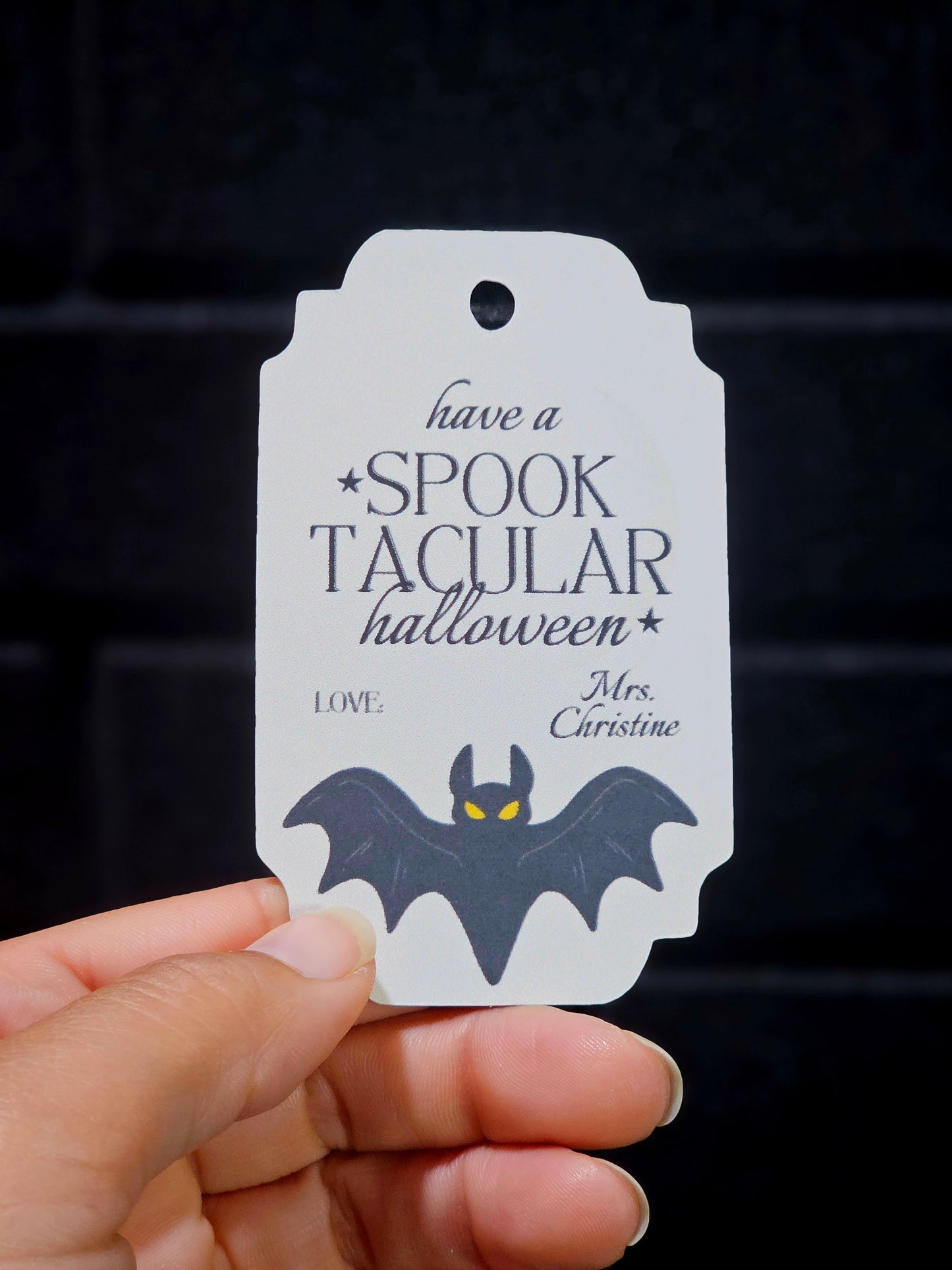 Spook- Tacular Halloween Gift Tags