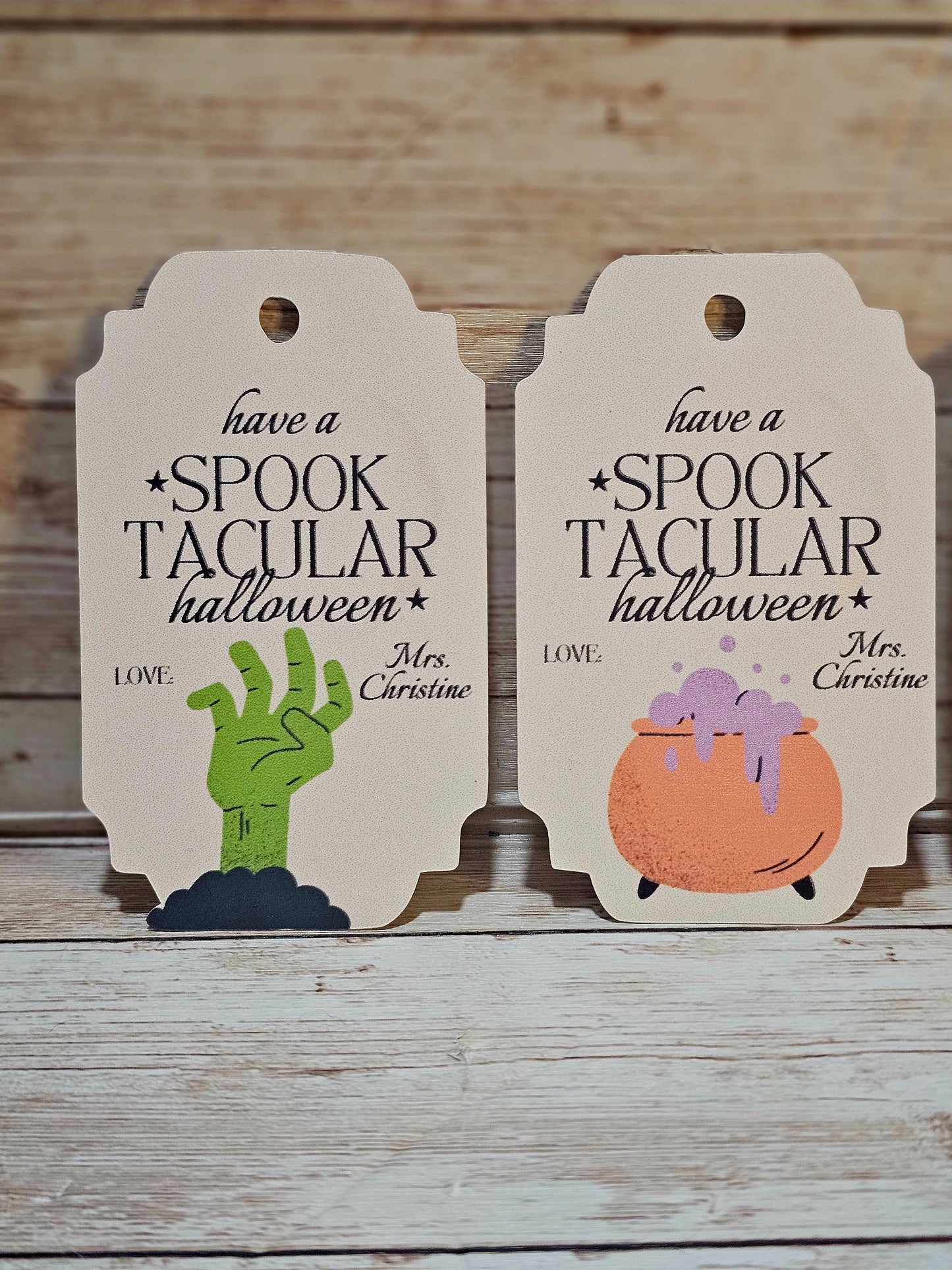 Spook- Tacular Halloween Gift Tags