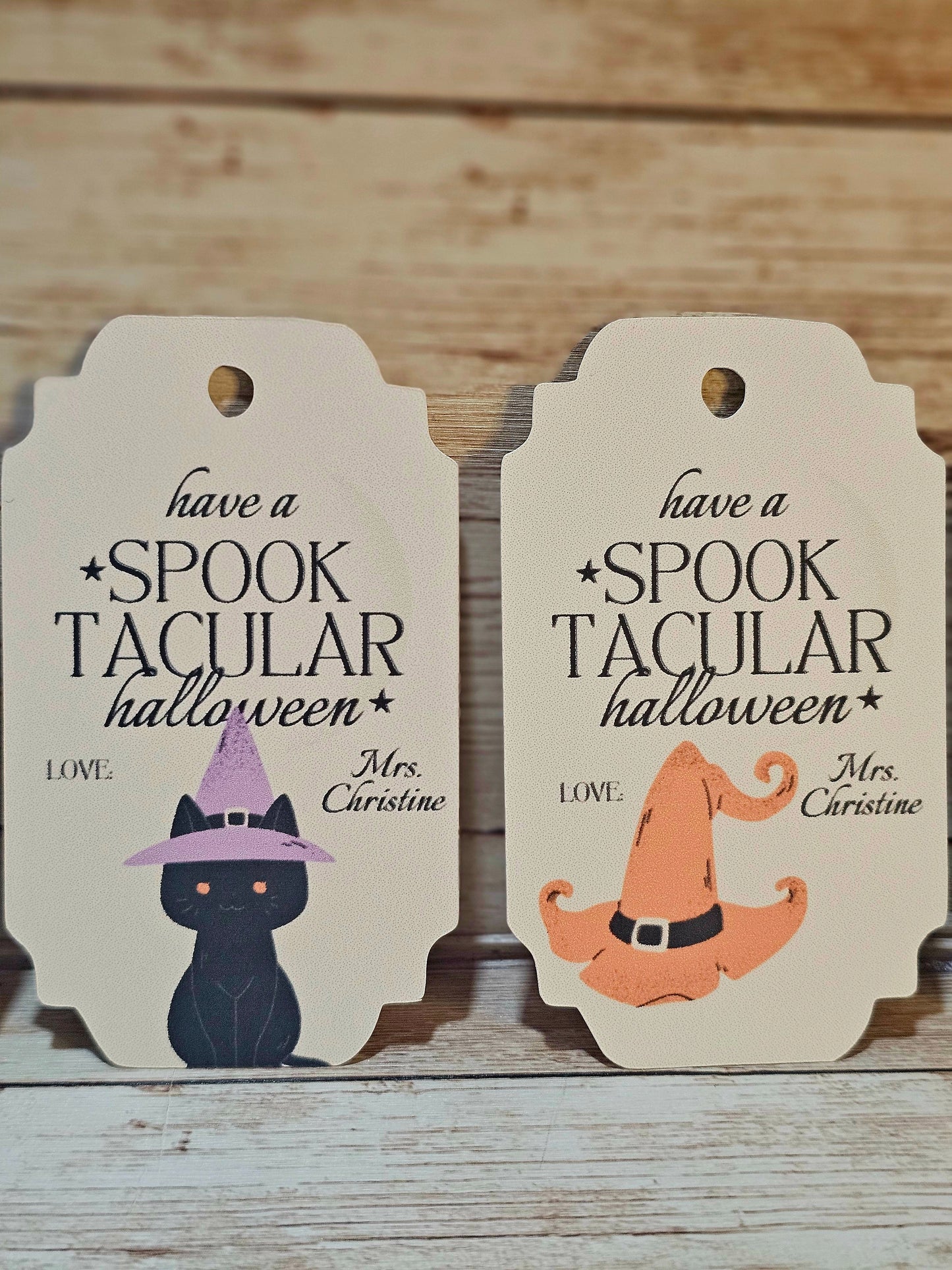 Spook- Tacular Halloween Gift Tags