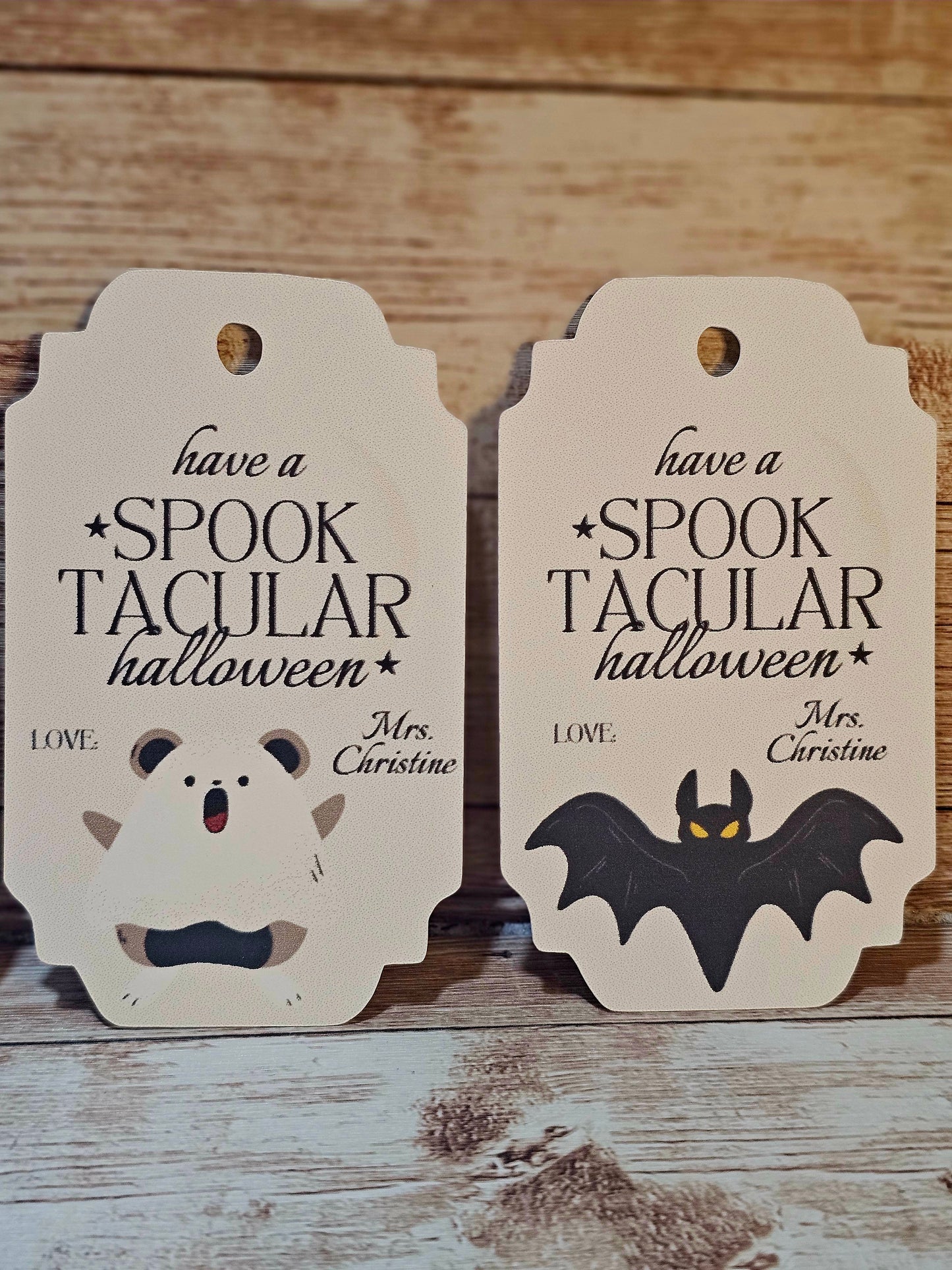 Spook- Tacular Halloween Gift Tags