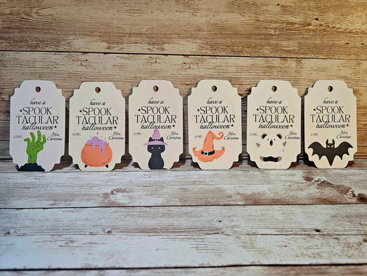 Spook- Tacular Halloween Gift Tags